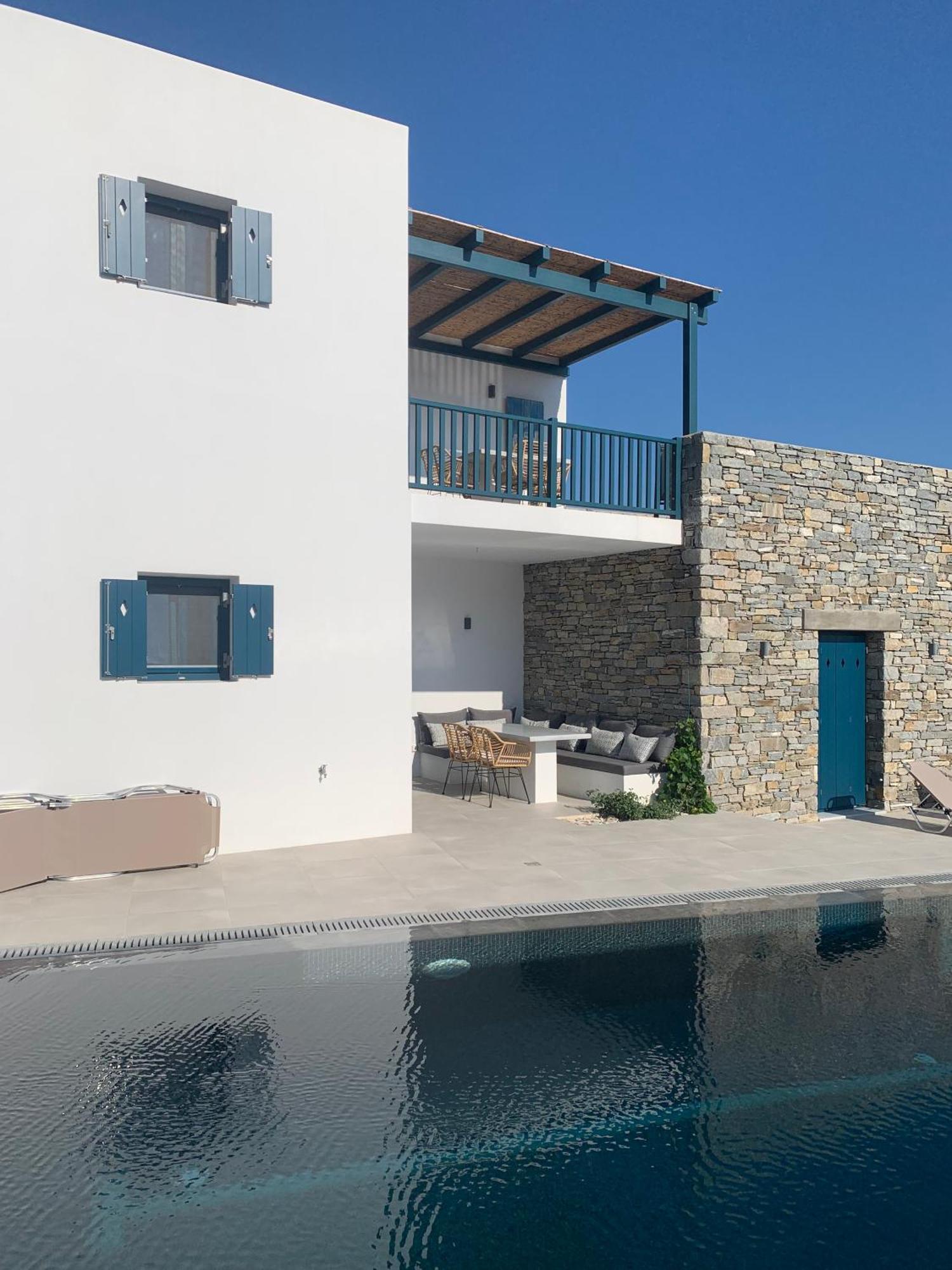 Paros-Memories-Neubau-Villen, Sportpool Aspro Chorio Kültér fotó